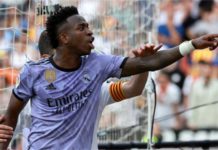 Vinicius Jr singled out those responsible for the racial slurs at Valencia during the game