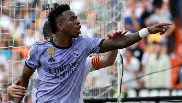 Vinicius Jr singled out those responsible for the racial slurs at Valencia during the game Vinicius Jr singled out those responsible for the racial slurs at Valencia during the game