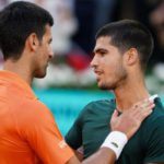 Djokovic and Alcaraz will meet at a Grand Slam for the first time, having only played each other once at the 2022 Madrid Open