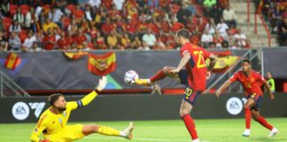 Joselu has scored three goals in three games for Spain