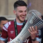 Declan Rice won the Europa Conference League in what looks likely to be his final game for West Ham