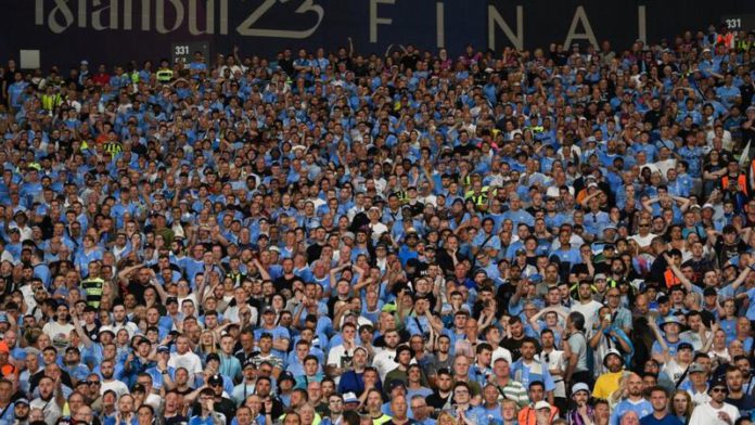 There were reports of fans being left without water and widespread traffic issues as Manchester City beat Inter Milan on 10 June