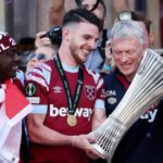 Declan Rice: Manchester City make £90m offer for West Ham captain Last season Rice became the first West Ham captain since Bobby Moore to lead the club to European success