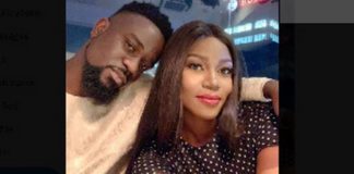 Sarkodie captured with Yvonne Nelson