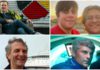 Photo collage of the five men who died following the catastrophic implosion of Titanic Submersible. Photo: Dirty Dozen Productions/PA Wire/Engro Corp/Jim Rogash/OceanGate.