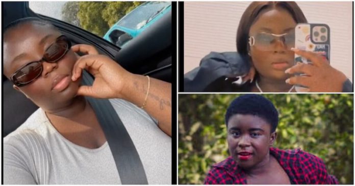 Ghanaian actress Maame Serwaa looks stunning with or without makeup. Photo credit: @officialmaameserwaa