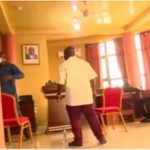 The alleged footage of the MCE demanding money