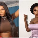 Sefa flaunts curves and her huge bum in a silhouette silk dress. Image Credit: @s3fa_gh