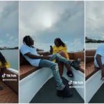 Stonebwoy and wife’s enchanting boat cruise melts hearts Stonebwoy chills with Dr Louisa on luxury boat ride. Photo Source: STONEBWOY