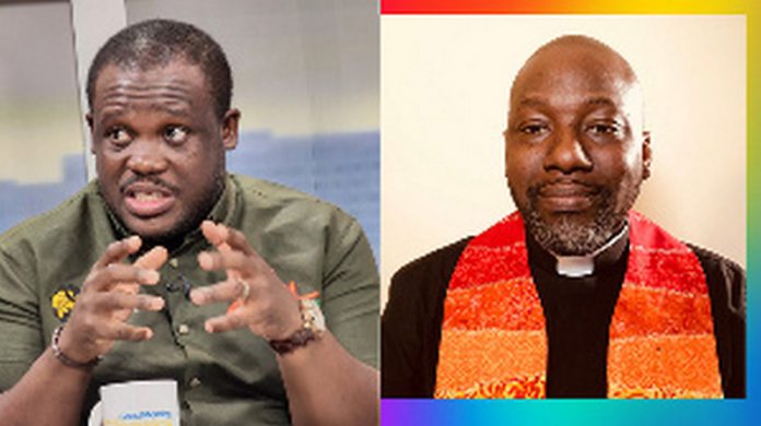 The lawmaker for Ningo Prampram, Sam George and British-Nigerian gay pastor, Rev. Jide Macaulay