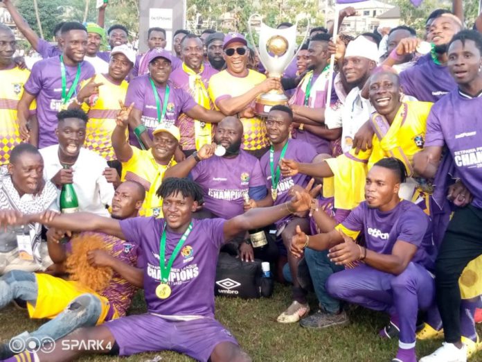 Medeama SC celebrate Premier League success