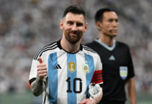 Lionel Messi scores his fastest international goal as Argentina down Australia in Beijing