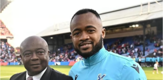 Jordan Ayew and his father, Abedi Pele