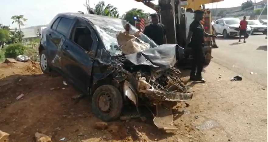 50 people injured after accident involving 4 cars on Kasoa-Weija road