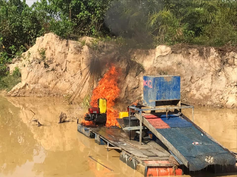 Burning Changfans alone will not halt illegal mining – Prof. Frimpong-Boateng