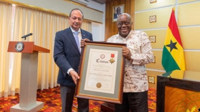 Prez Akufo-Addo receives highest international diplomatic award