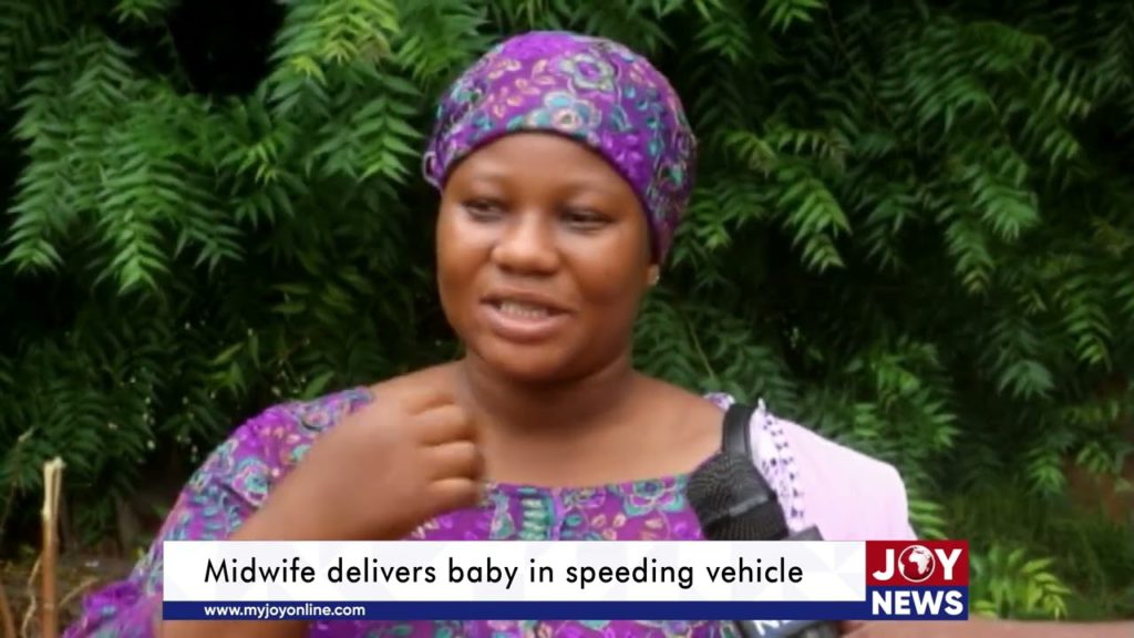 [Video] Midwife delivers a baby in a speeding vehicle