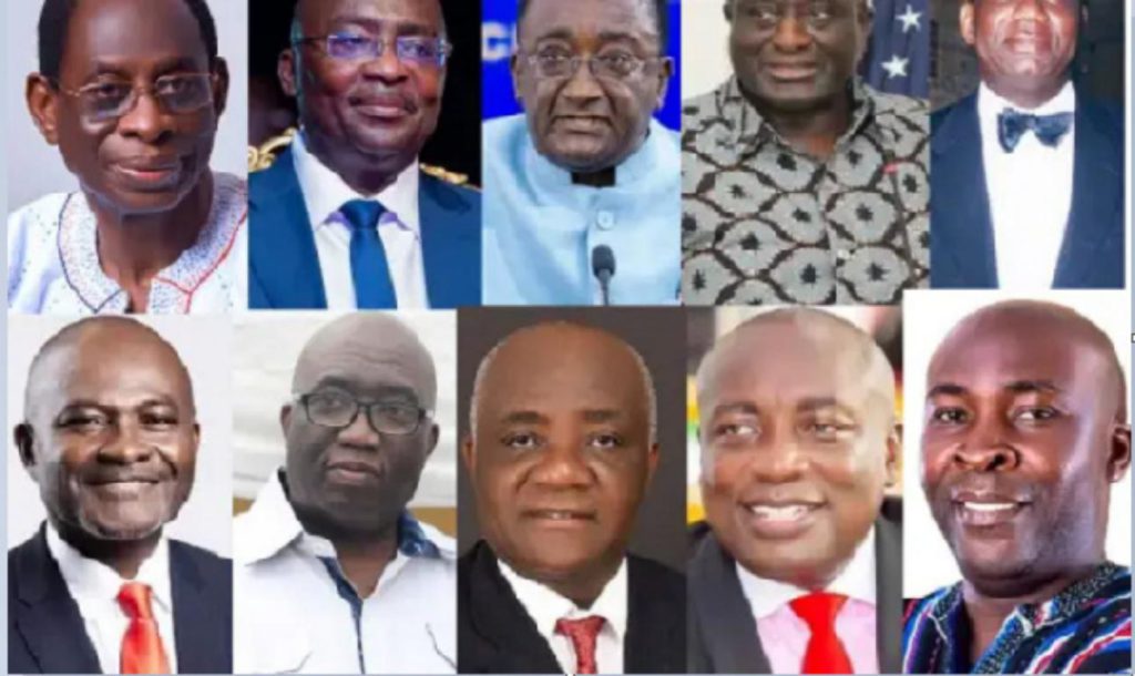 NPP presidential aspirants sign undertaking