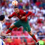 Cristiano Ronaldo is the all-time international record scorer with 122 goals in 199 caps for Portugal