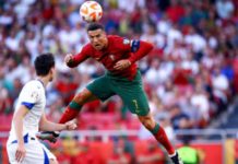 Cristiano Ronaldo is the all-time international record scorer with 122 goals in 199 caps for Portugal