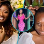 Ghanaian bride Akosua looks stunning in flawless makeup. Photo credit: @barima_makeup_artistry