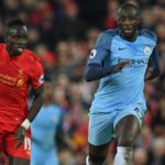 Sadio Mane battles Yaya Toure during Liverpool's 1-0 win over Manchester City in 2016
