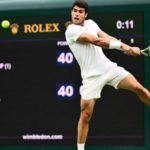 Carlos Alcaraz reached the last 16 at Wimbledon in 2022, his best run at the Championships