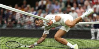 Novak Djokovic has won the Wimbledon men's singles in each of the last four times it has been played