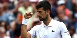 Novak Djokovic has not lost a completed match at Wimbledon since 2016