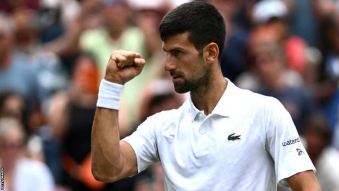 Novak Djokovic has not lost a completed match at Wimbledon since 2016