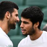 Djokovic is playing in his ninth Wimbledon final, while Alcaraz makes his debut in the showpiece match