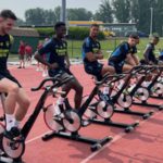 Declan Rice trained with his new team-mates in Washington on Monday