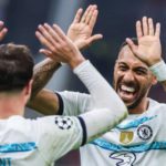 Pierre-Emerick Aubameyang scored the last of his three goals for Chelsea in a 2-0 win at AC Milan in the Champions League in October