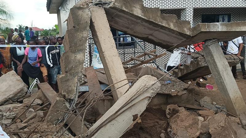 Nurse killed as under-construction building collapses