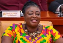 Freda Prempeh as the Minister for Sanitation and Water Resources.