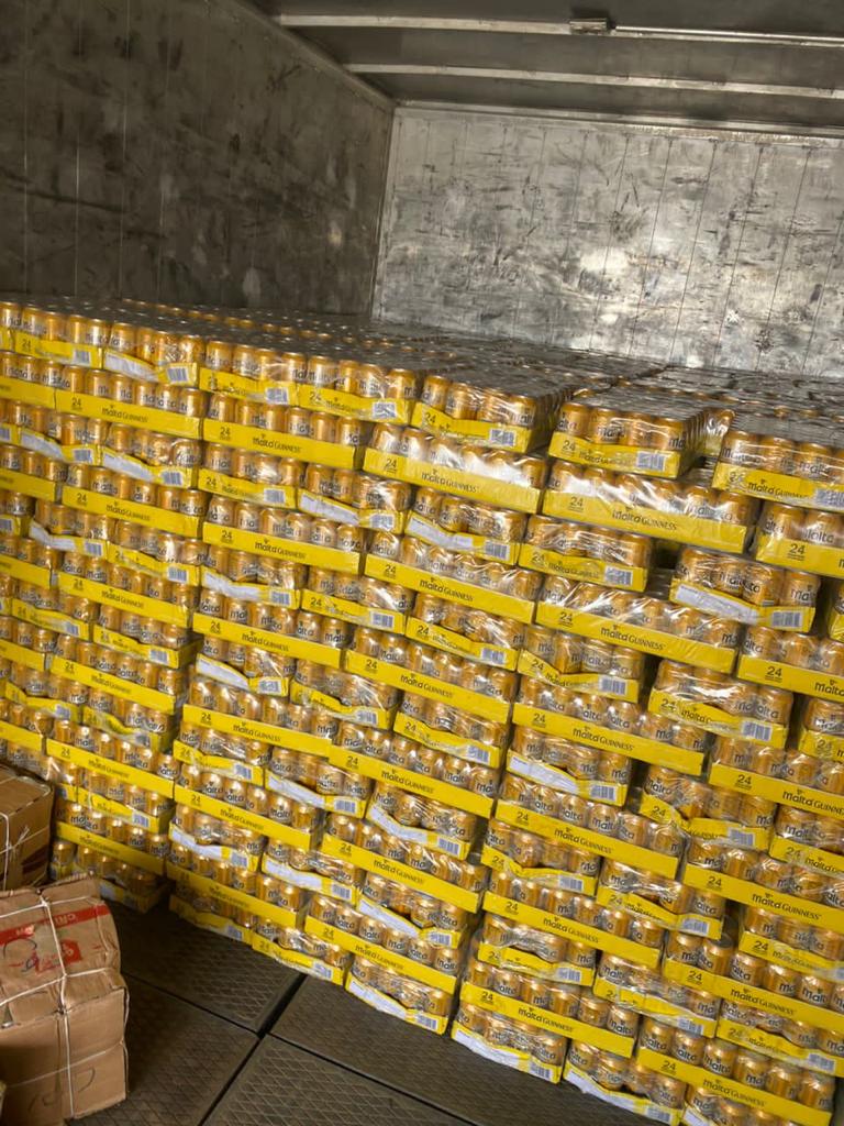 GRA impounds 3 trucks with goods without tax stamp at Alajo