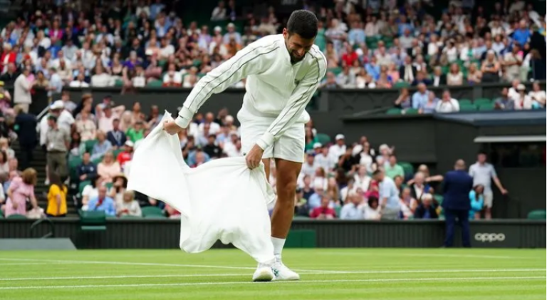 Wimbledon 2023: Novak Djokovic overcomes rain delay to beat Pedro Cachin