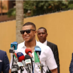 AFP Image caption: Kylian Mbappé was born in Paris to a Cameroonian father