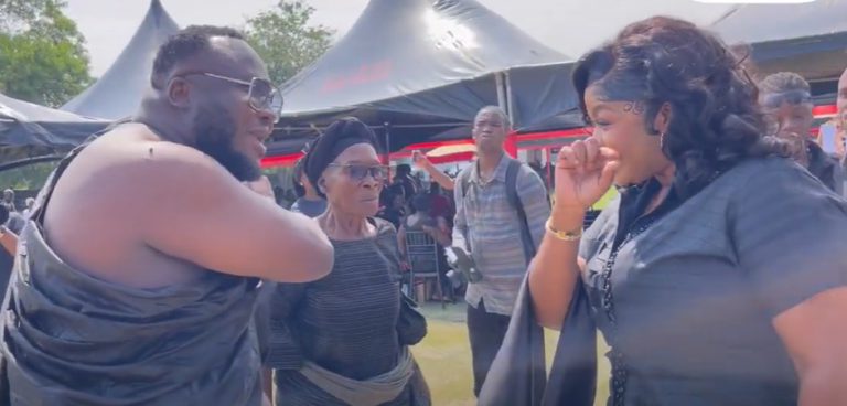 Mr Drew, Keche, Kubolor, other celebs mourn with Kaywa as he buries mother