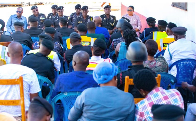 IGP takes ‘quality of service tour’ to East Legon, Legon, Airport Police stations