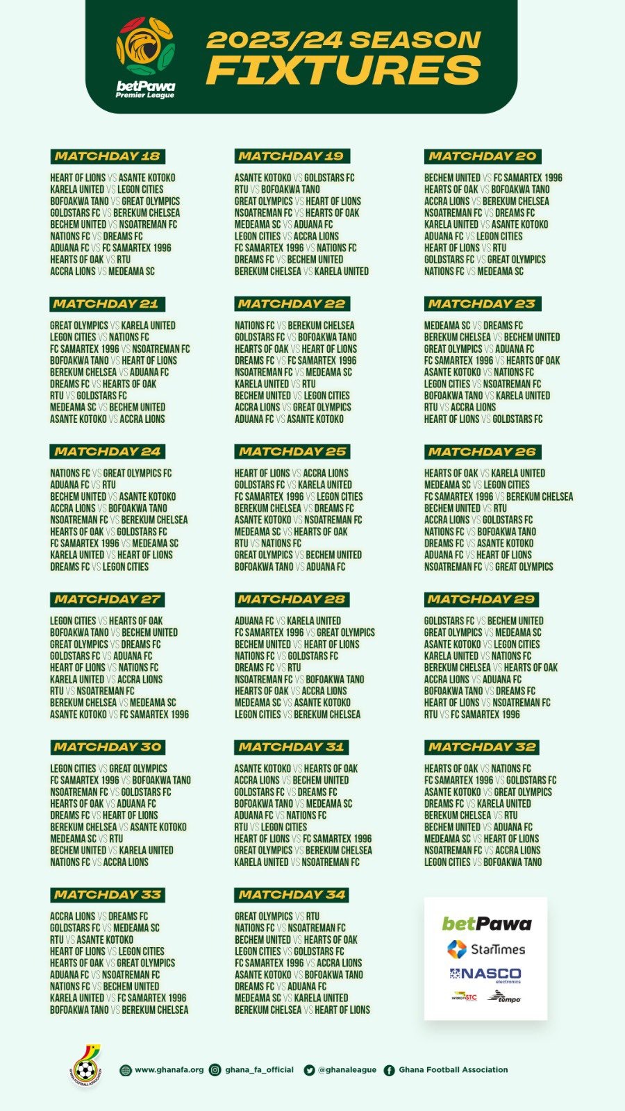 2023-24-ghana-premier-league-fixtures-released-by-gfa-adomonline
