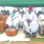 Sunniyong Maalu Sungmaali Naa Bagbin I (left) with Naa Widaana Nanga II, the Paramount Chief of Takpo, after the ceremony