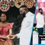 Bishop Tackie Yarboi, Rhoda Naa Ashardey and Joseph look classy in beautiful outfits. Photo credit: @cliq_kofi