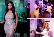 Kuami Eugene, Fameye and Nacee perform at Delay's birthday party Photo credit: @delayghana