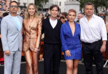 Robert Downey Jr, Emily Blunt, Cillian Murphy, Florence Pugh and Matt Damon attended a London photocall on Wednesday ahead of Thursday's UK premiere of Oppenheimer
