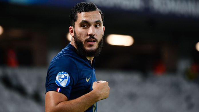 Rayan Cherki in action for France during the UEFA Under-21 European Championship. Flaviu Buboi/NurPhoto via Getty Images