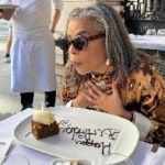 Billionaire’s wife celebrates birthday with tiny cake; sparks social media discussion The wife of billionaire Femi Otedola, Nana Otedola
