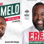 Campaign posters of John Dumelo and Fred Nuamah