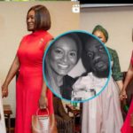 Samira Bawumia and Tracy Sarkcess look elegant in beautiful outfits. Photo credit: @tracysarkcess