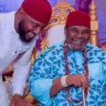Pete Edochie and his son, Yul